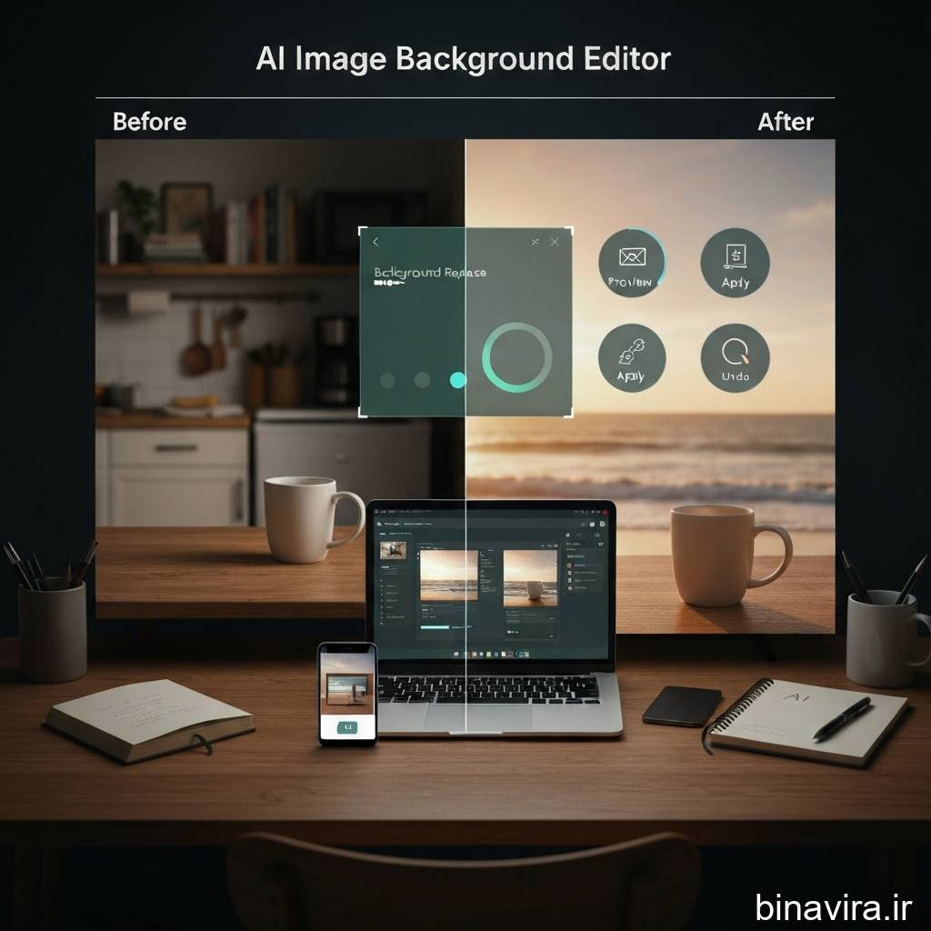 تغییر پس‌زمینه عکس