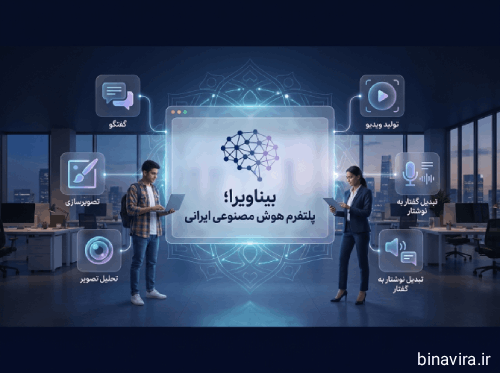 بینا ویرا؛ پلتفرم هوش مصنوعی ایرانی برای کاربران فارسی‌زبان