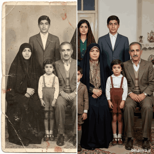رنگی کردن عکس قدیمی با هوش مصنوعی